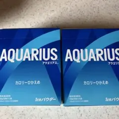 AQUARIUS カロリーひかえめ、パウダー 5袋入り2箱