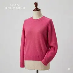 UNIQLO アニヤハインドマーチ カシミヤセーター L ピンク 長袖 コラボ