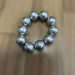 大ぶり メタリックボール ブレスレットのサムネイル
