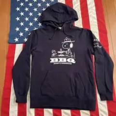 LAUNDRY × PEANUTS スヌーピー スウェットパーカー M ネイビー