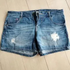 デニムショートパンツ ショートパンツ