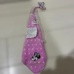 新品⭐︎ディズニーランド購入　ミニー・マウス ループ付タオル ピンク