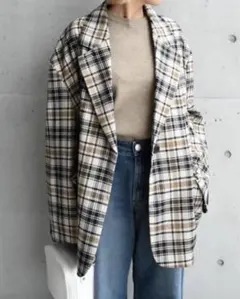 CLANE 2WAY TAILORED OVER JACKET MIXのサムネイル