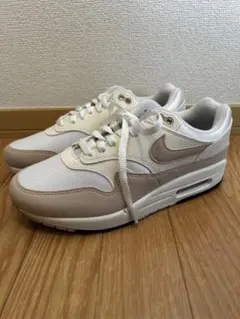 【新品、即購入OK】WMNS エアマックス1 白×ベージュ 26cm