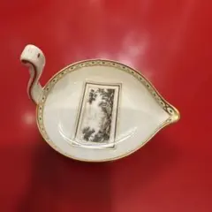 イタリア Richard Ginori優雅な40cm白磁レリーフ ハンドル付 - メルカリ