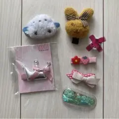 ヘアクリップ&ヘアピン 6個セット（未使用品含む）
