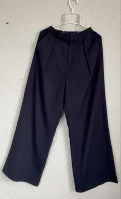 GUワイドパンツ Sサイズ ネイビー