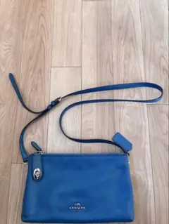 COACH コーチ　ショルダーバッグ ターコイズ