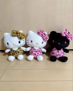 平成レトロ キティ ヒョウ柄 ぬいぐるみ 2001 - メルカリ