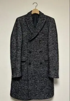 ZARA/ダブルチェスターコート/sizes/グレー/アルパカ/ヘリンボーン