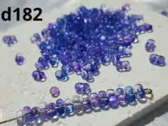 再再販10g 約90個 6×4mm 紫 グラデーション ファルファーレ ビーズ