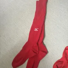 MIZUNO サッカー ソックス レッドのサムネイル