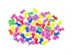 ネイルパーツ　カラフルクマ