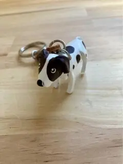 犬のレザーキーホルダー