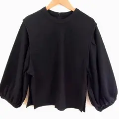新品タグ付★マノフ 23AW VOLUME PUFF WRINKLE TOPS