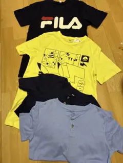 140cm 新品　美品　Tシャツ　4点セット　ピカチュウ　H&M