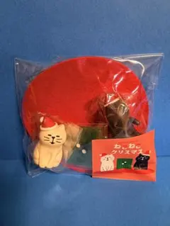 デコレコンコンブル　クリスマス　白黒ゲーム子猫セット