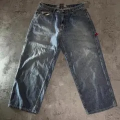 00s U.S. POLO ASSN ワイドレッグデニム W36 マダガスカル製