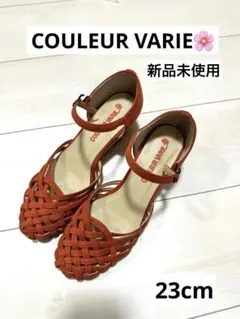 クロールバリエ　サンダル　オレンジ　23cm 新品未使用のサムネイル