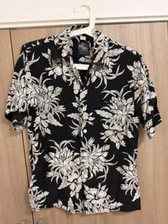 コナベイハワイ　アロハシャツ　ブラック