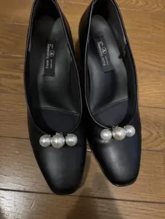 パールのパンプス用アクセサリー