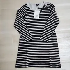 BeBe ボーダーワンピース 140サイズ