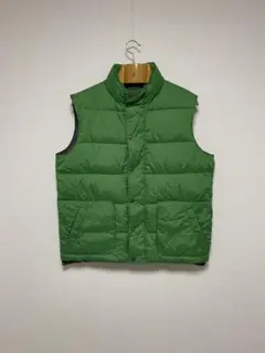 00s LANDS' END ランズエンド ダウン ベスト ジャケット グリーンのサムネイル