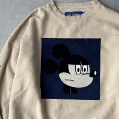14398 Disney ミッキー ダメージスウェット