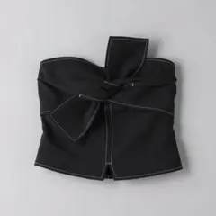 24SS【美品】ハイク　ホワイトステッチベアトップ　サイズ1のサムネイル