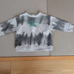 タイダイデザイン長袖トレーナー 100cm