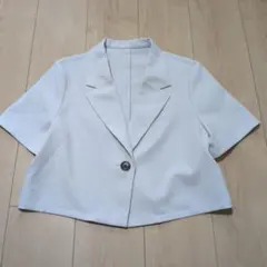 ホワイト テーラードジャケット