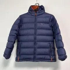 patagonia ネイビー ダウンコート キッズサイズ
