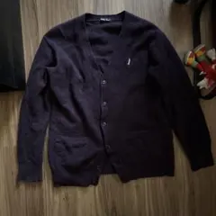 制服カーディガン紫
