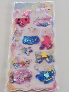 キャンディツインズ　ウォーターシール　水シール　キラキラ シャカシャカ