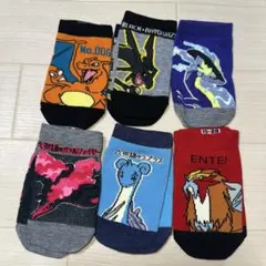 ポケモンキャラクター 子供靴下 6足