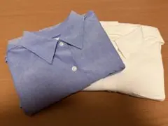 ユニクロ × JWA オックスフォードシャツ Mサイズ 2枚セット 白 ブルー