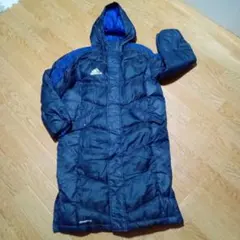 adidas ベンチコート J140 ネイビー/ブルー