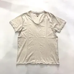 GAIJIN MADE/ガイジンメイド/VネックTシャツ/ベージュ/サイズMのサムネイル