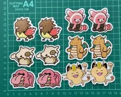 ポケモン ステッカーシール 6種 各2枚のサムネイル