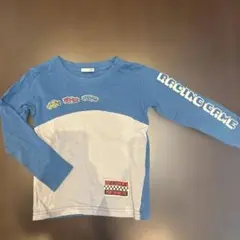 Blue Mart レーシング 長袖Tシャツ 100 男の子 保育園着 お着替え