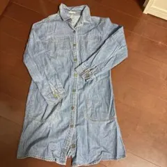デニムシャツワンピース【GU】150