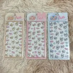 きゅるる　ぷくぷくキャンディシール コンプリートセット　3枚
