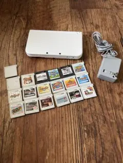 New 3DS LL ホワイト + ゲームソフト19本