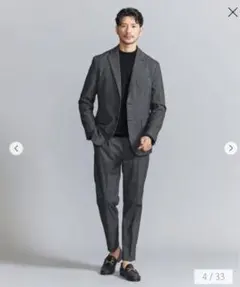 DELEGANT サキソニー セットアップ/ジャケット＆イージーパンツ　秋冬