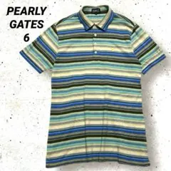 パーリーゲイツ PEARLYGATES ゴルフポロシャツ サイズ6 GR13