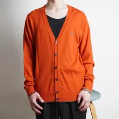 BURBERRY BLACKLABEL ニットカーディガン オレンジ/FZ168