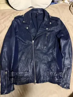 美品 glamb レザージャケット ダブル ライダース vintage 本革のサムネイル