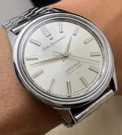 精度良好】SEIKO スポーツマチック 放射黒文字盤 1965年製 - メルカリ