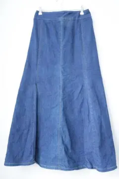 GU／デニムマーメイドスカート