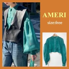 アメリ/VOLUM SLEEVE SHORT SHIRTのサムネイル